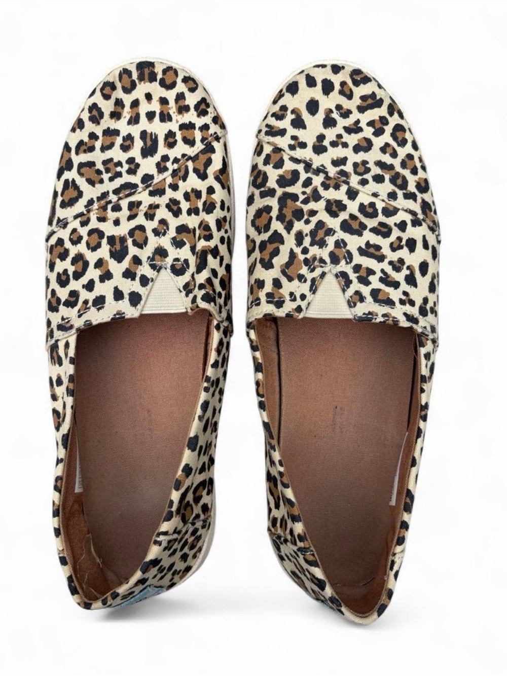 Toms Leopard print Avalon women’s Sz. 9.5/US slip-on canvas shoes